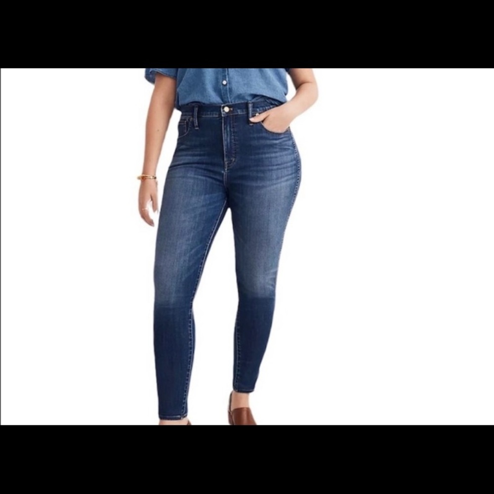Madewell Skinny Jeans NWT   W 36 10” High-Rise Tall